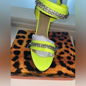 Neon Yellow Heels